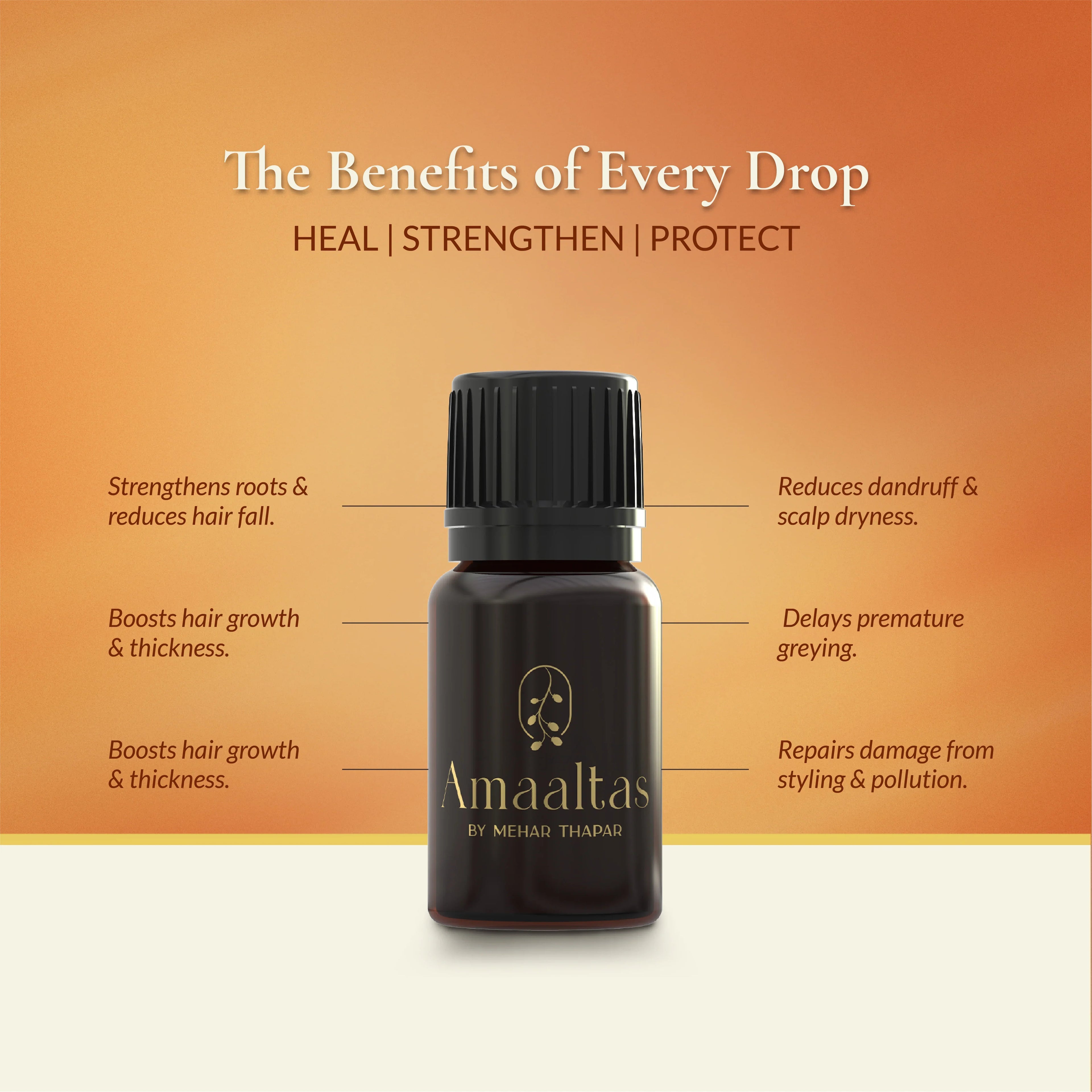 Amaaltas Rooted Elixir Hair Oil - Amaaltas