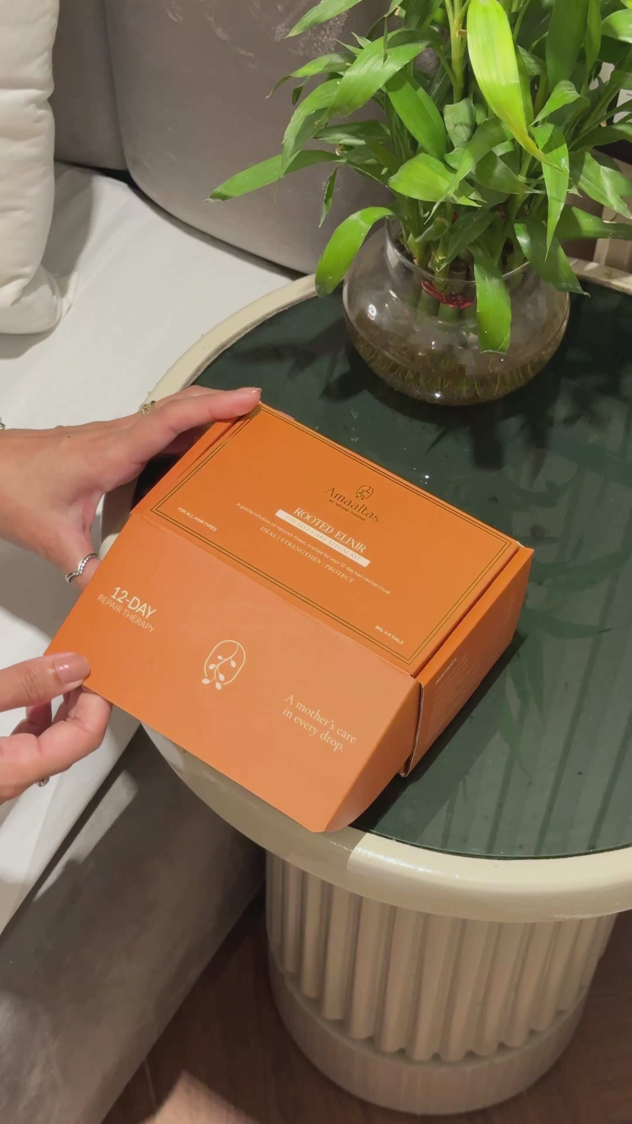 Amaaltas hairoil - unboxing -Amaaltas