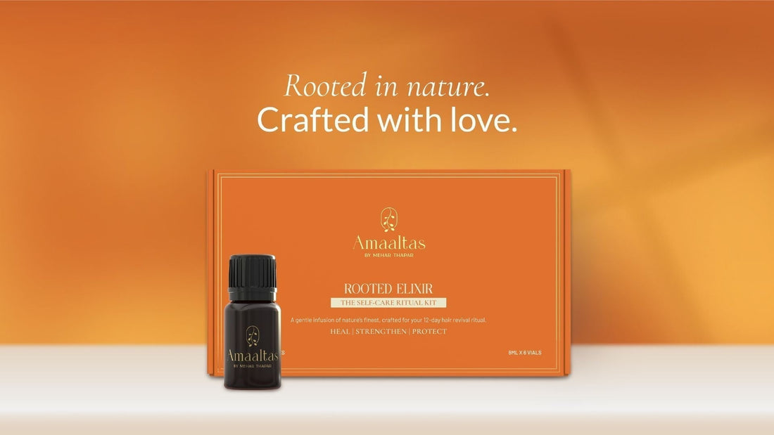🌼 Introducing Amaaltas Hair Oil : A 12 Day Natural Hair Repair Therapy